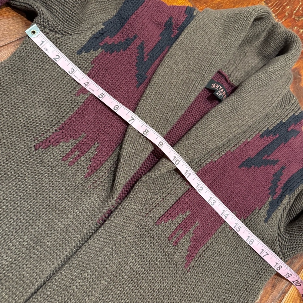 Shyanne Tribal Duster Cardigan with Cozy Shawl Collar - Picture 6 of 9